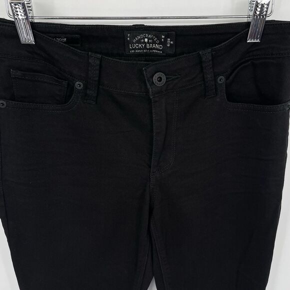 Lucky‎ Brand Women's 6/28R Dark Wash Shasha Boot Denim Jeans Black. - Picture 4 of 9